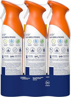 Febreze Air Mist, Air Freshener Spray, Odor Fighting Room Spray, Deodorizer for Home Bathroom Kitchen Office Apartment Dorm Room Classroom, Juicy Summer Peaches Scent, 8.1oz (Pack of 3)