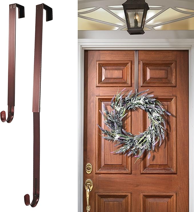 Haute Decor Adjustable Length Wreath Hanger - 20 Lb. Capacity