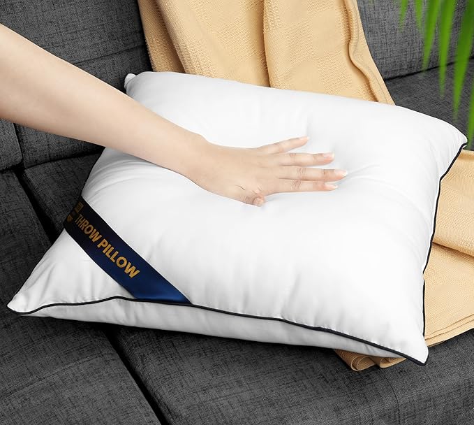 Utopia Bedding Throw Pillow Inserts (Pack of 2, White), 28 x 28 Inches Decorative Indoor Pillows for Sofa, Bed, Couch, Cushion Sham Stuffer