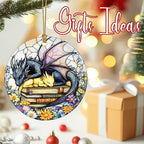 Dragon Hanging Ornament, Christmas Ornaments, Xmas Decorations for Tree, Ornaments for Christmas Tree, Holiday Ornament, Dragon Lover Gifts, Holiday Party Gifts, and Xmas Gift Ideas