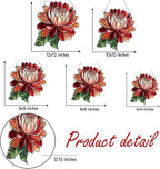 Dahlia August Birth Month Flower Acrylic Suncatcher, Flower Suncatchers for Window Hangings, Stained Glass Effect Garden Decor, Gift for Mother's Day, Mom, Grandma, Wife, Women