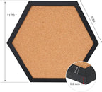 Facilife 4 Packs Cork Board,Corkboards for Wall,Small Cork Board Decorations,Cork Boards for Walls with Frame, Decorative for Office, School & Home