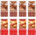 SCENTORINI Wax Melts, Wax Cubes Strong Scent, Summer Scent Candle Wax Tarts 4 Cinnamon Roll & 4 Golden Apple Scented Wax Melts for Warmer, Home Fragrances