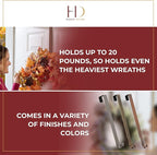 Haute Decor Adjustable Length Wreath Hanger - 20 Lb. Capacity