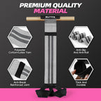 Pedal Resistance Bands with Handles, Upgrade Adjustable Manual Tension Training Pedal, Fabric Resistance Band with Wood Handles, Multifunction Fitness Bands for Abdomen, Waist, Arm, Leg