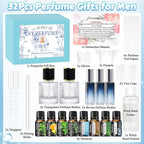 Perfume Making Kit- DIY Perfume Making for Men, Make Your Own Scent with Essential Oil, Spray Bottle, Men Fragrance Maker, Scent Set, Fragrance Gifts for Women Girls Boyfriend