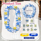 Leis for Graduation 2026, Artificial Flower Wreath with Cards Graduation Lays Gifts, Congrats Grad for High School