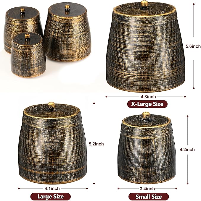 Cigar Ashtray with Lid for Outdoors Outside Patio Home Retro Decor,Large Holder Ashtray Windproof,Cigar Accessories Gifts for Men Dad Husband Boyfriend (X-Large)
