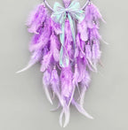 Dream Catchers for Kids Rainbow Wall Decor,Purple Dream Catcher,Pretty Jolly Feather Dream Catchers Baby Dreamcatcher for Girls Bedroom Dorm Room Wall Hanging Birthday Festival Craft Gift