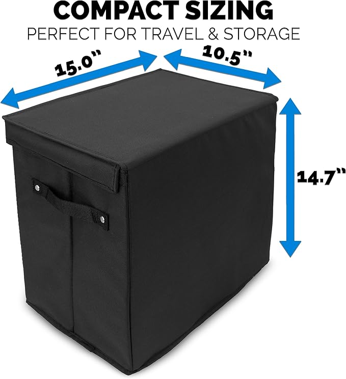 CASEMATIX Graded Magazine Storage Case Fits 25 CGC Graded Magazines, Lightweight Magazine Bin with Two Removable Dividers Designed For Larger Graded Book Slabs up to 14.5" Tall By 10.25" Wide