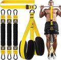 HPYGN Two Foots Pull Up Assistance Bands, Heavy Duty Resistance Band for Pull Up Bar, Adjustable Weight/Size with Fabric Feet/Knee Rest, Bands for Pull Up Assist for Strength Training, Pull Up