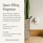 Pura x Studio McGee Home Scent Refill - Smart Air Diffuser - Long-Lasting Luxury Fragrance per Refill - Home Essential - Clean & Safe Diffuser Fragrance - 2 Pack, Cardamom Blossom