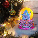Nutcracker Ballet Gifts Musical Nutcracker Snow Globe, Christmas Ornaments Decorations, Holiday Home Decor, 5.75” x 4.5” inches, Clara and Prince