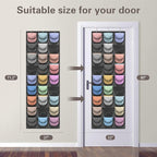 Hat Organizer Racks for Baseball Caps, 27 Deeper Pockets Baseball Hat Rack, Cap Rack, Hat Rack for Door with 3 Hooks
