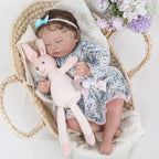 KSBD Lifelike Reborn Baby Dolls Girl-20 inch Realistic Sleeping Newborn Girl with Weighted Soft Body,Christmas Birthday Gift with Accessories for Kids Age 3+