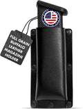 Buffalo Leather Magazine Holder - IWB/OWB Convertible - Right/Left Handed for Men and Women - Premium Mag Belt Pouch - Compatible with Glock & Sig