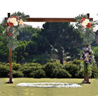 CDQL 2Pcs Wedding Welcome Sign Floral Decoration,Artificial Flower Swag Wedding Arch Decor, Wedding Flower Swag for Wedding Ceremony and Reception Arrangement (Yellow)