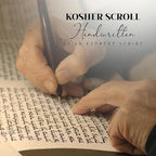 SURI Kosher Scroll for Door | 5" (12cm) Hand-Written by Certified Jewish Rabbi (Sofer Stam) | 100% Kosher Scroll for Mezuzah, Made in Israel | Parchment Shema Prayer Klaf| Fits 6" Mezuzah Case