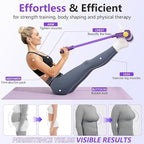 Upgraded Pedal Resistance Band with Handle, Soft Durable Fashion Puller Exercise with Thickened 6 Tension Ropes, Tube Pedal Resistance Device for Abdomen, Waist, Arm, Leg, Core/ABS
