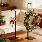 pickpiff Adjustable Purse Display Stands - Black Tabletop Display Holder for Handbags, Wreaths and Banners, for Home Closets, Retail Displays and Vendor Booths (1-Pack)