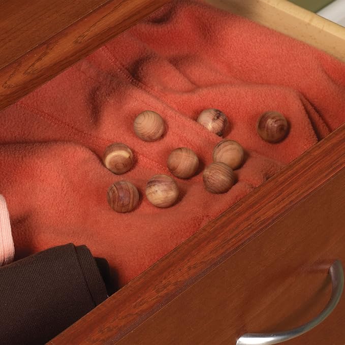 CedarFresh 17840-1 Red Cedar Wood Balls | Freshen and Protect Closets | 48-Pack
