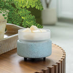 Candle Warmers ETC Beach Glass 2 - in - 1 Fragrance Warmer