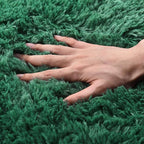 Rugs for Living Room 6x9, Soft Shaggy Modern Shag Area Rug for Bedroom, Upgrade Non-Slip Plush Fluffy Carpet for Kids Boys Girls Room Home Decor Aesthetic, Blackish Green