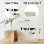 Farmhouse Decor, Acrylic Christian God Home Decorations, Aesthetic Entry Way Table Shelf Decor, Living Room Table Accessories, Boho Office Decorations For Work (03)