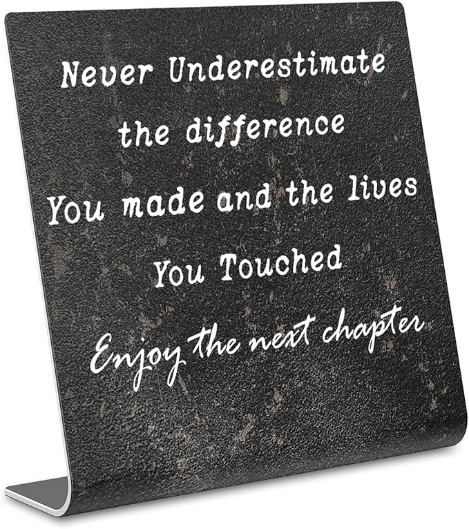 Retirement Gifts for Women,Men, Co-workers, Retired Gifts Goodbye Coworkers Leaving New Job Gifts Office Retirement Decorations On Shelf Table Desk for Living Room Office Bedroom dksg6