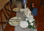 32" Rose/Peony/Hydrangea Swag (Cream)