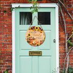 Faith Family Fall Front Door Sign Fall Sunflower Pumpkin Door Decorations Wood Sign Autumn Harvest Wreath Door Hanger Farmhouse Fall Plaques Wall Hanging Decoration for Home Proch Yard 12"x12"