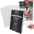 BCW Magazine Bags and Boards – (25 Pack) | Premade Non-Resealable Magazine Protectors | Standard Size 8 ¾" x 11 ⅛" | Magazine Sleeves and Boards Pre-Loaded for Storage and Display