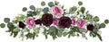 30" Purple Rose Swag