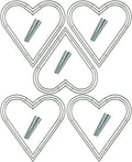5-Pack 12 Inch Wire Wreath Frame – Heart Metal Wreath Form with Heart Design for DIY Crafts, Floral Projects, and Home Decor – Dark Green Wire Frame for Christmas Holiday & Weddings