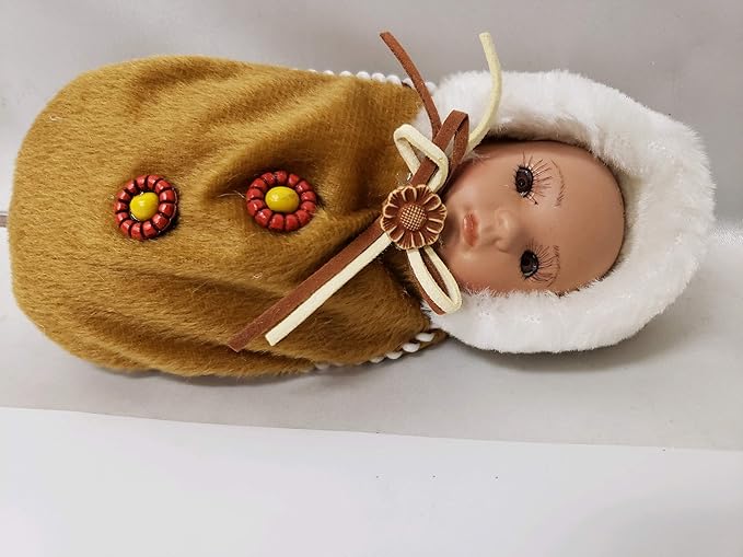 KINNEX COLLECTIONS SINCE 1997 16" Collectible Native American Indian Porcelain Doll (Aditi) D16750