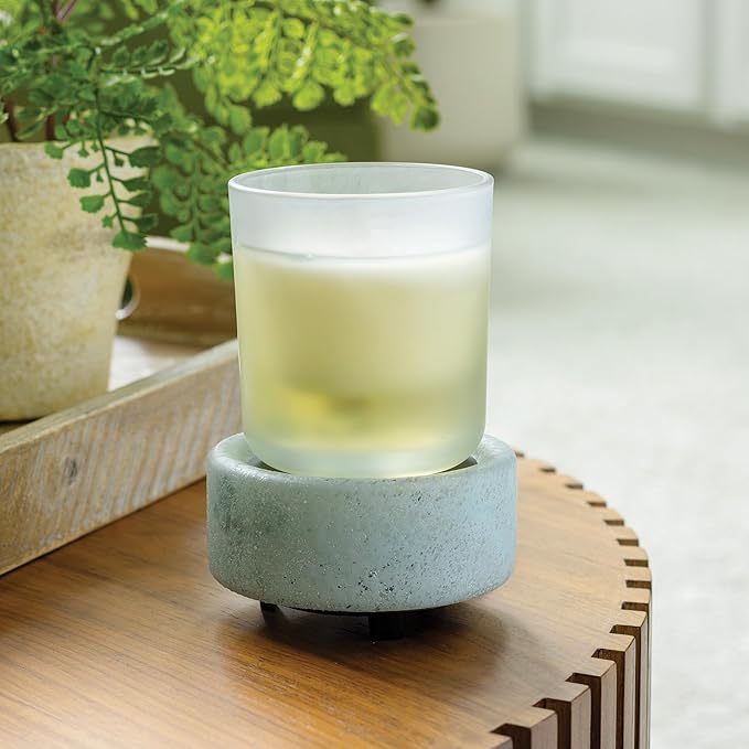 Candle Warmers ETC Beach Glass 2 - in - 1 Fragrance Warmer