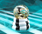 Beetlejuice Sandworm Mini Light-Up Snow Globe with Swirling Glitter Display | 3 Inches Tall