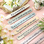 Yookeer Mental Health Reminders Wall Decors Wooden Hanging Art Counseling Room Decor Positive Psychology Affirmations Feelings Pediments for Home Counseling Office(Bright Color,English Style)