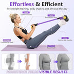Upgraded Pedal Resistance Band with Handle, Soft Durable Fashion Puller Exercise with Thickened 6 Tension Ropes, Tube Pedal Resistance Device for Abdomen, Waist, Arm, Leg, Core/ABS
