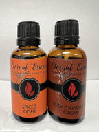 Eternal Essence Oils 2 Pack 30ml Premium Fragrance Oil - Spiced Cider & Sexy Cinnamon Clove - for Candle, Soap Making, Aromatherapy, Diffusers, Home Care, & Humidifiers