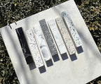 A&S Mezuzot A&S Modern Stone Mezuzah Case Design, Mezuza Cover for Scroll Protection, Easy Peel and Stick Houswarming Gift and Home Blessing (Terrazzo Beige, 7 Inches)