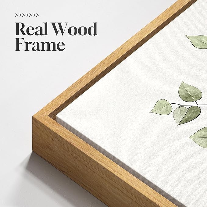 Framed Botanical Wall Art for Kitchen, 3 Piece Modern Farmhouse Sage Green Plant Canvas Painting Prints, Vintage Rustic Farmhouse Utensil Artwork for Kitchen Dining Room Coffee Bar Wall Decor, 16x24
