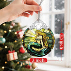 Mermaid Princess Christmas Ornaments: Christmas Tree Ornaments, Holiday Decor for Mermaid Lover, Stocking Stuffers, Gift Ideas, Xmas Gifts & Gifts for Women