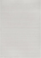 Micro Loop Indoor Rug White 5x7 Boho Geometric Neutral Area Rugs for Living Room Soft Luxury Modern Low and High Pile Durable Stain Resistant Non-Shedding Indoor Area Carpet 5 x 7