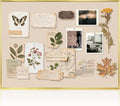 Linen Bulletin Board 36" x 24", Fabric Pin Board with Gold Aluminum Frame, Decorative Vision Board for Home Office, Bedroom & Dorm Wall Decor, Includes 10 Push Pins, Beige