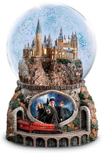 The Bradford Exchange Harry Potter Hogwarts Express Musical Snow Globe, Light-Up Castle, Moving Train with Hedwig's Theme