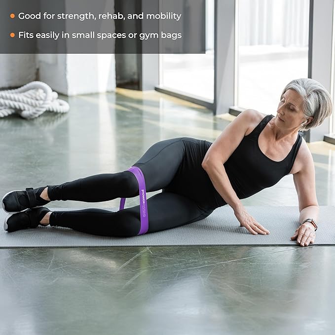 Power Systems Versa Loop – Commercial Grade Color-Coded Exercise Resistance Band for Working Out, Elastic Band for Physical Therapy, Strength, Fitness Training at Home or Gym