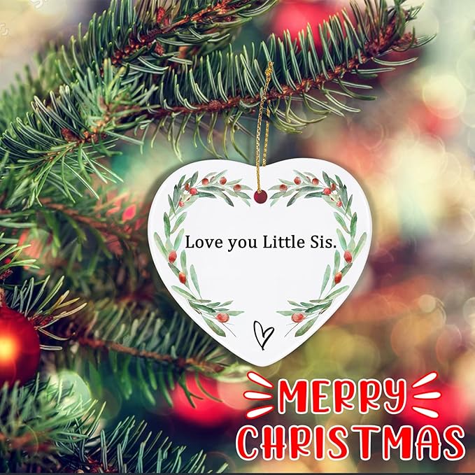 Jocidea Sister Keepsake Ornament - Thinking of You Gift for Sister's Birthday or Xmas