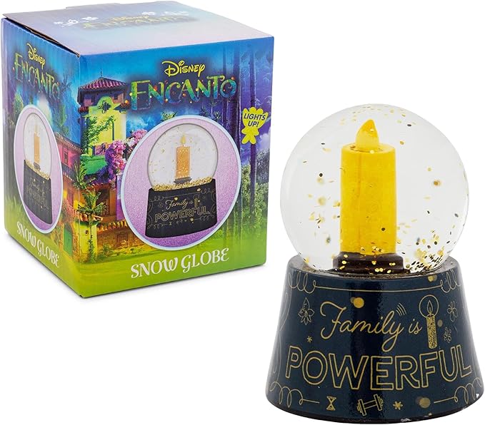 Disney Encanto Family is Powerful Light-Up Mini Adult Snow Globe with Glitter Display | 3 Inches Tall