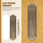 Garneck 6 Sets Mezuzah for Door: Vintage Religious Mezuzah with Holy Scroll and Case Metal Shema Scroll Holder for Jewish Home Entrance Door Frame Mitzvah Gift for Housewarming